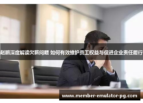 赵鹏深度解读欠薪问题 如何有效维护员工权益与促进企业责任履行 赵鹏深度解读欠薪问题 如何有效维护员工权益与促进企业责任履行