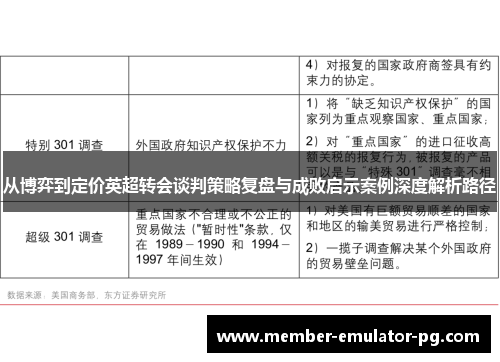 从博弈到定价英超转会谈判策略复盘与成败启示案例深度解析路径 从博弈到定价英超转会谈判策略复盘与成败启示案例深度解析路径